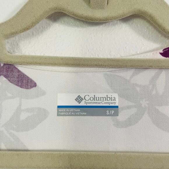 🍒 Columbia PFG Floral‎ Sundress Tie-Waist V-Neck Cotton Feminine Outdoors Small - Picture 5 of 9